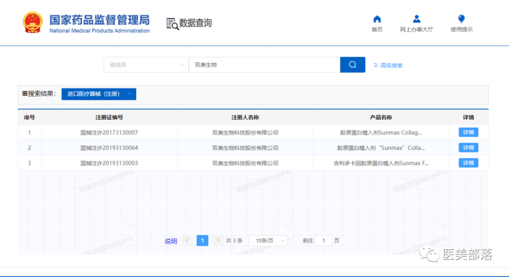 胶原蛋白：国内"注射类"胶原蛋白针剂的"竞争格局"