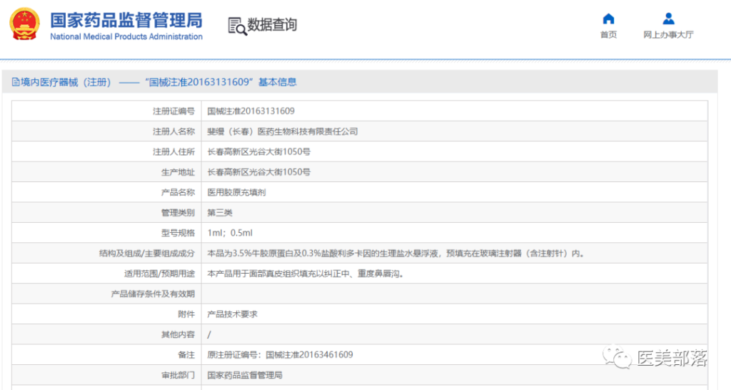 胶原蛋白：国内"注射类"胶原蛋白针剂的"竞争格局"